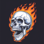Skull Art - Outlaw Riders image